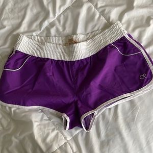 OP ocean pacific athletic shorts w/ pockets - purple - Medium